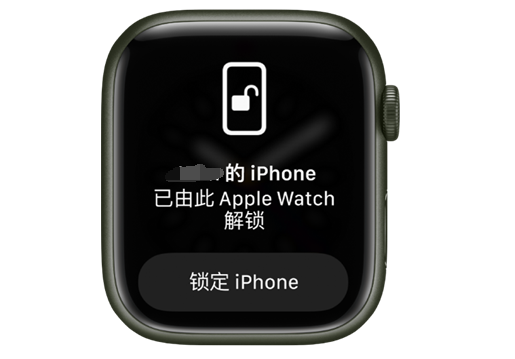 银川苹果手机维修分享用 AppleWatch 解锁配备面容 ID 的 iPhone方法 