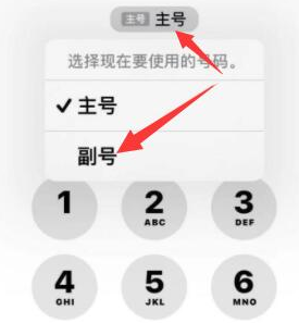 银川苹果14维修店分享iPhone 14 Pro Max使用副卡打电话的方法 