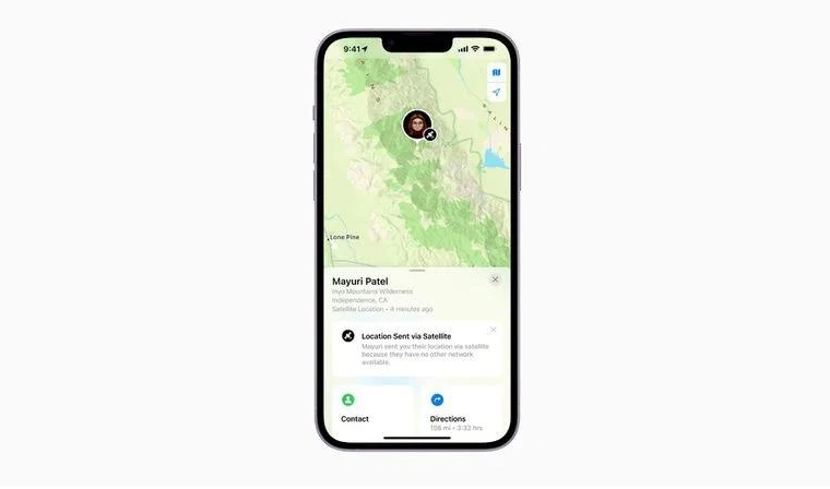 银川苹果14维修分享iPhone14系列中 FindMy功能通过卫星分享位置方法教程 